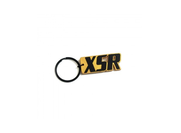 Yamaha XSR Nøkkelring Gull/Svart med XSR-logo