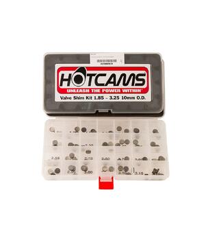 Hot Cams Shims-sett 1.85-3.25mm- 10,00mm 84 shims. 10mm