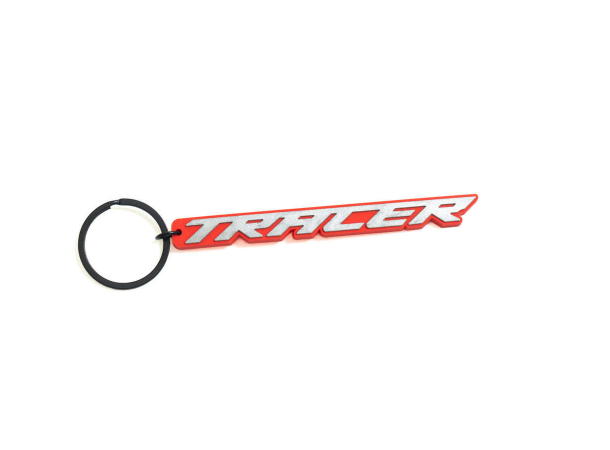 Yamaha Tracer Nøkkelring Rød med Tracer-logo
