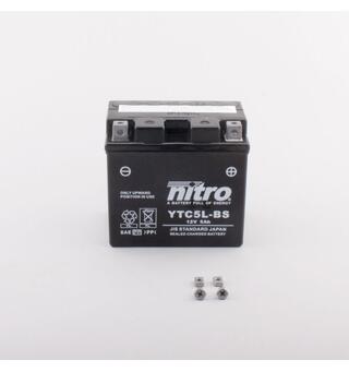 Nitro YTC5L-BS - 12V ATV/MC/Snøscooter Batteri 12V, 5Ah, 114x71x106, AGM GEL