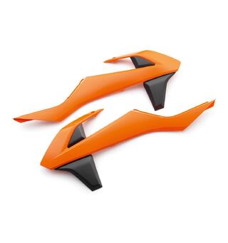 KTM Sidedeksler - Oransje KTM SX 125-450 16-18, EXC 250-500 17-19