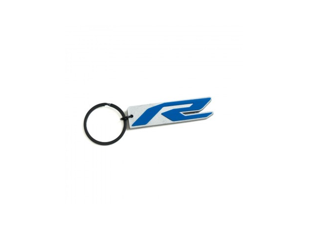Yamaha R Nøkkelring Blå med R-logo