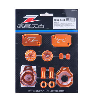 ZETA Aluminiumssett, Oransje -  KTM 125/150/250SX, 250/300/350/450XC, SX-F/X