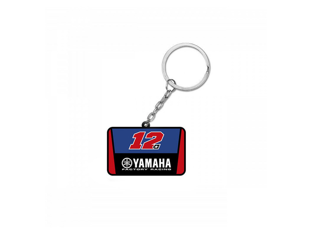 Yamaha MV12 Nøkkelring Blå/Rød med Yamaha-logo