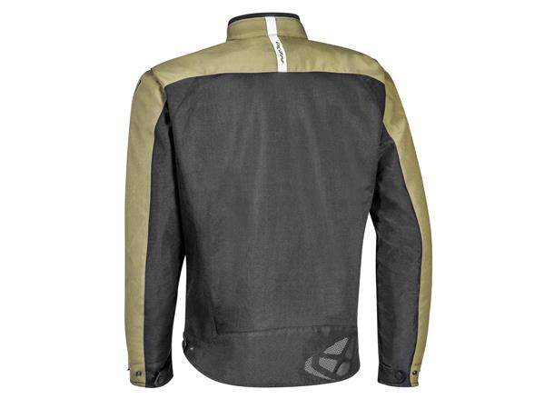 Ixon Orion Jakke Sort/Khaki S Perforert - vanntett jakke inkl i egen l