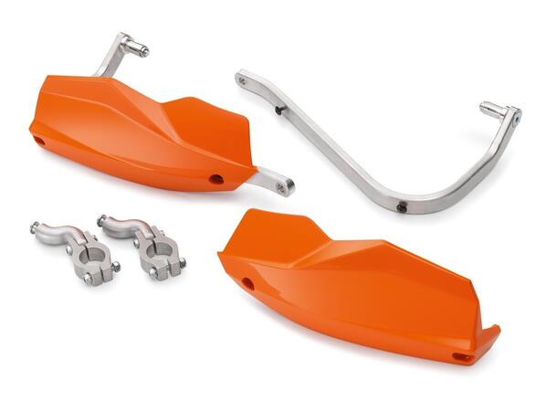 KTM Alu Handguards, Oransje Inkludert festemateriell