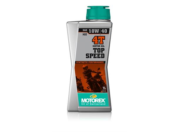 Motorex Top Speed 4-takts Olje 10W/40 1 Liter - Syntetisk