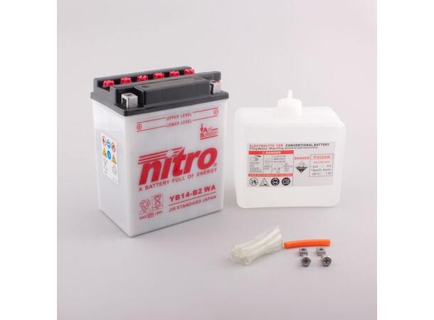 Nitro YB14-B2 - 12V ATV/MC/Snøscooter Batteri