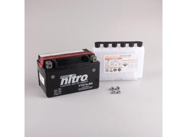 Nitro YTX7A-BS - 12V ATV/MC/Snøscooter Batteri