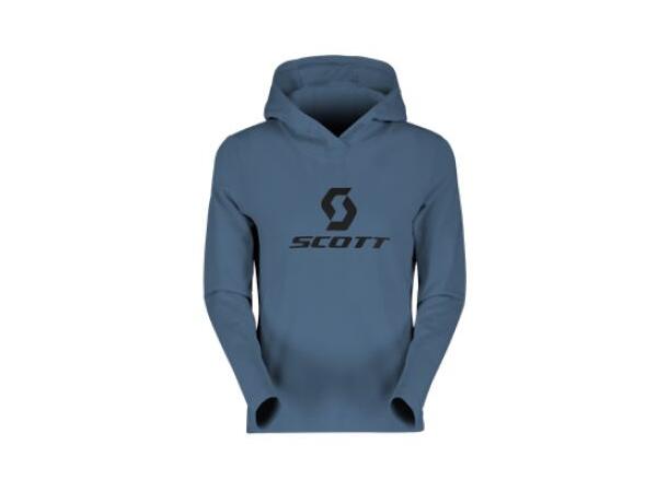 Scott Defined Mid Damehoodie - Blå, L Stretchy hoodie av børstet fleece