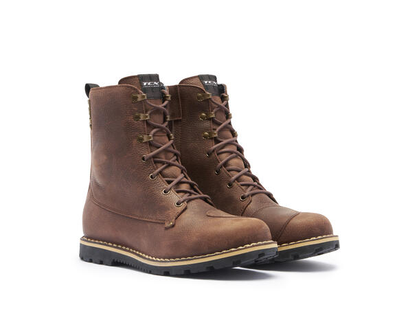 TCX Hero 2 WP Brun 45 Vintage boots, premium skinn, Vanntett