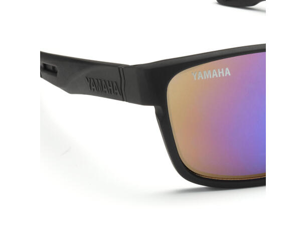 Yamaha Racingsolbriller Svarte med Blå Brilleglass