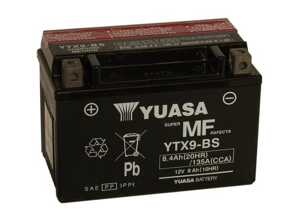 Yuasa - 12V YTX9-BS ATV/MC/Snøscooter Batteri