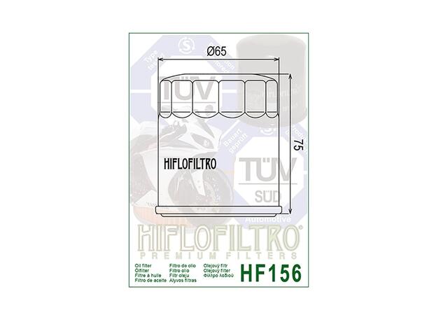 Hiflo HF156 Oljefilter Nr. 2 KTM 400 EGS 620 EGS/Duke/LSK, 625 SXC/SMC, 640 Duke
