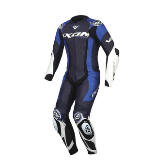 Ixon Vortex 3 Racing Sort/blå Hel racingdress stretch ventilert