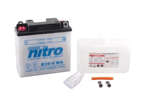 Nitro B39-6 - 6V ATV/MC/Snøscooter Batteri