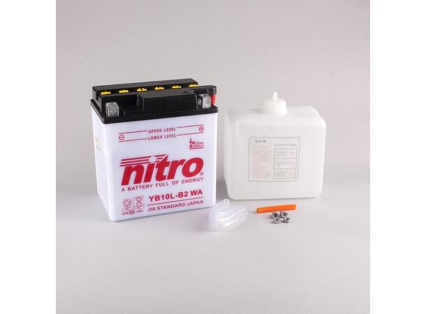 Nitro YB10L-B2 - 12V ATV/MC/Snøscooter Batteri
