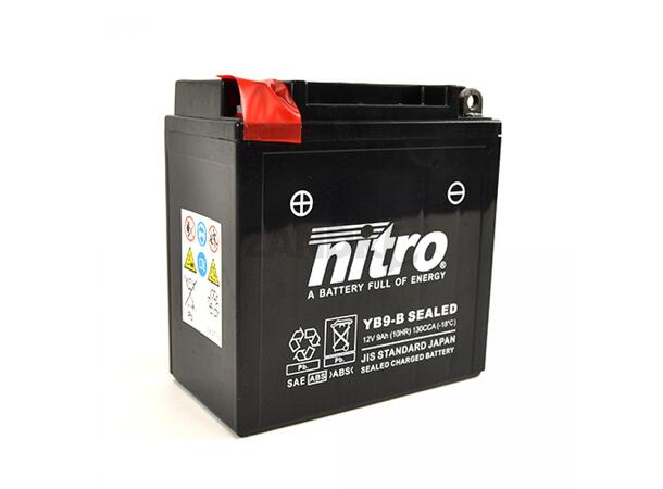 Nitro YB9-B - 12V ATV/MC/Snøscooter Batteri