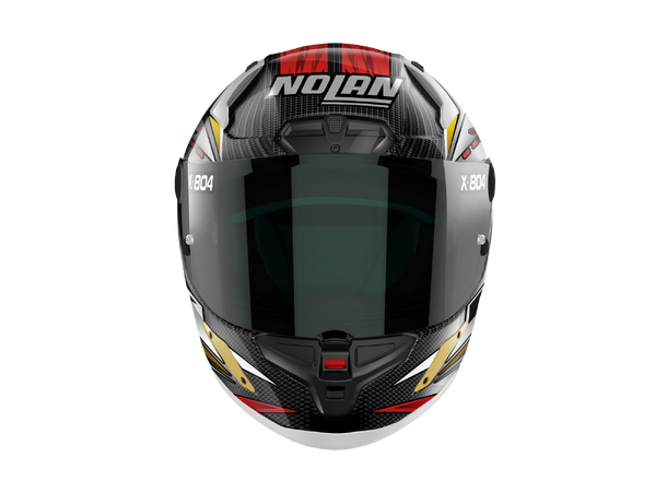 Nolan X-804RS Carbon World SBK L-60 ECE 22-06 Racing GP-spoiler Mørkt visir