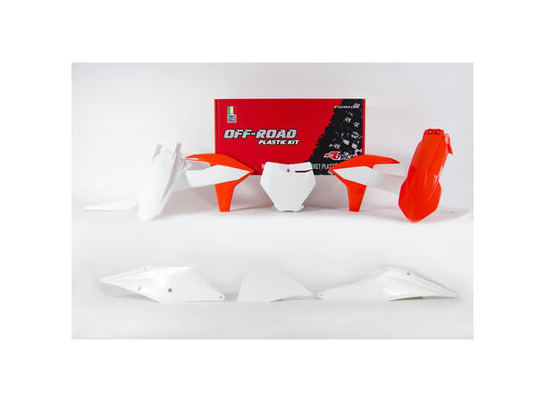 Rtech Plastkit Hvit/Oransje KTM SX125/150/250 SX-F250/350/450 2019-