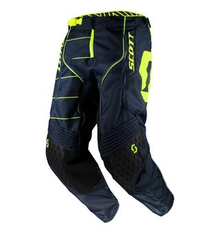 Scott Enduro MX Bukse - Blå/Gul Slitesterke bukser med lufting