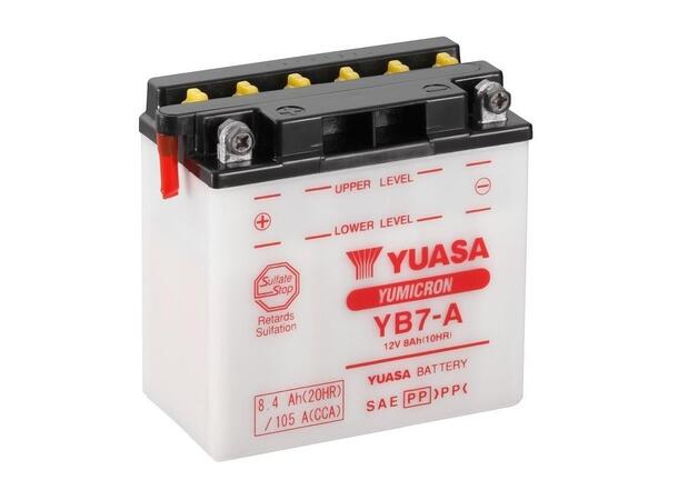 Yuasa YB7-AS - 12V MC/Snøscooter Batteri
