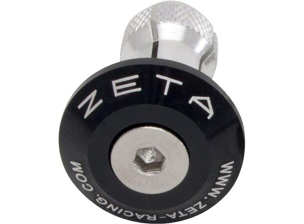ZETA Bar-End Plug 29mm - Sort Leveres i par
