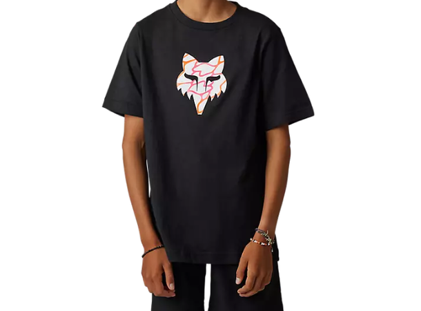 FOX Ryvr T-Skjorte Barn/Ungdom L Sort med FOX-logo