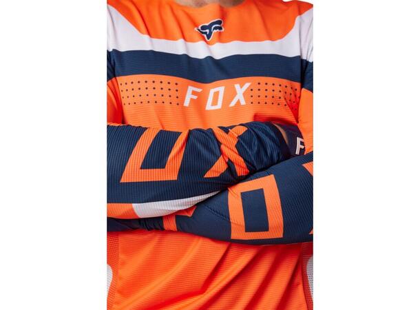 Fox Flexair Efekt Crosstrøye Herre L Oransje/Hvit/Mørkeblå