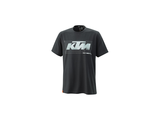 KTM Grid T-Skjorte Herre XS Sort med designprint