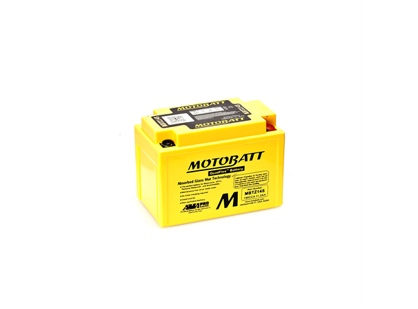 MotoBatt MBTZ14S 12V Batteri 4-Polet, 190CCA, 11.2Ah, 151x87x110, AGM