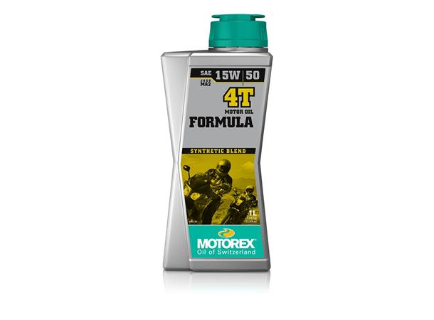Motorex Formula 4-takts Olje 15W/50 1 Liter - Mineralbasert/Semisyntetisk
