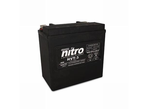 Nitro HVT 03 - 12V ATV/MC/Snøscooter Batteri