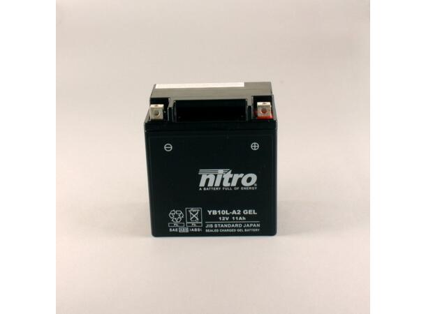 Nitro YB10L-A2 - 12V ATV/MC/Snøscooter Batteri