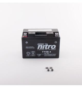 Nitro YT9B-4 - 12V ATV/MC/Snøscooter Batteri 12V, 8Ah, 150x70x105, AGM GEL