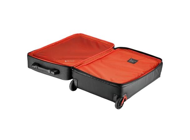 Scott Bag Travel Softcase 70 M.Grå/Rø/OS Trillekoffert med utrekkbart håndtak