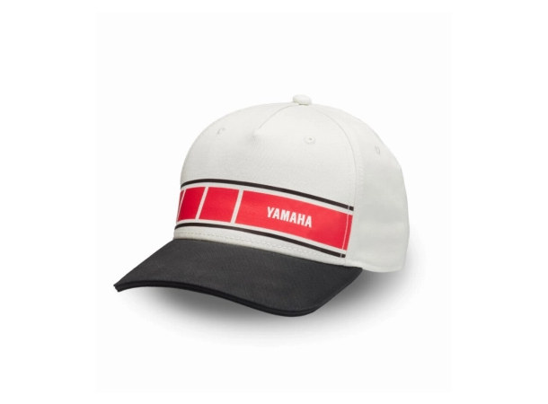 Yamaha 60th Lusk Caps Hvit/Rød/Svart med Yamaha-logo
