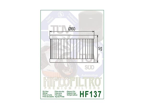Hiflo HF137 Oljefilter Suzuki/CCM/Sachs