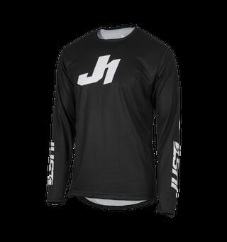 Just1 J-Essential Trøye - Sort Motocrosstrøye med atletisk passform