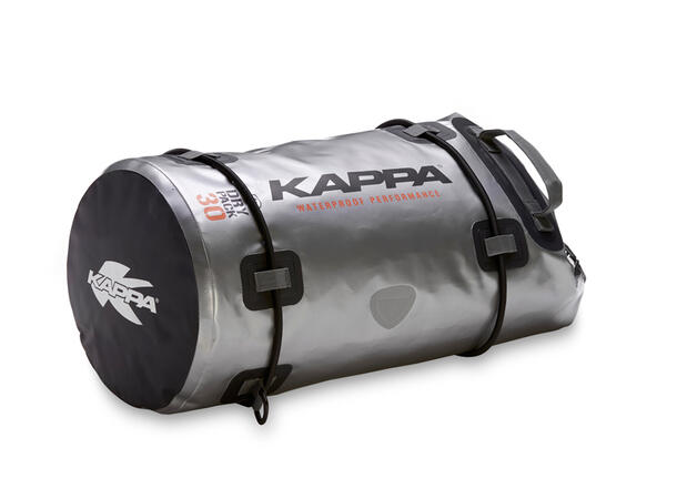 Kappa Roll Pakksekk Sølv 30l L=58cm H=29cm B=29cm, Dry Pack, Setebag
