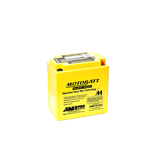 MotoBatt MBTX16U 12V Batteri 4-Polet, 250CCA, 19Ah, 151x87x161, AGM