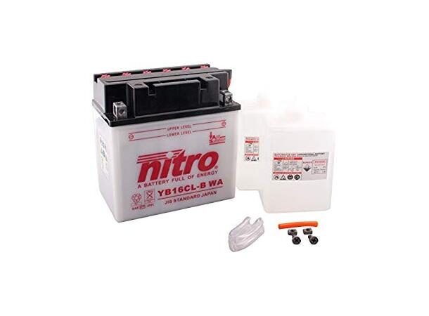 Nitro YB16CL-B - 12V ATV/MC/Snøscooter Batteri