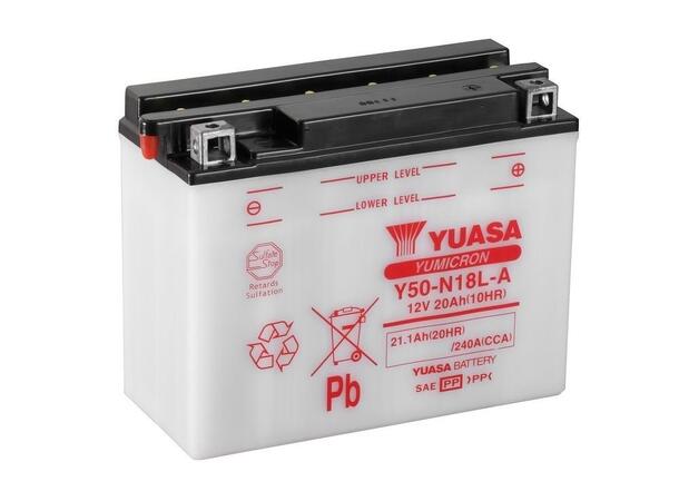 Yuasa Y50-N18L-A - 12V ATV/MC/Snøscooter Batteri