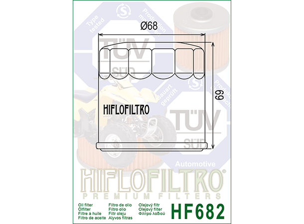 Hiflo 131 Oljefilter CF Moto/Hyosung/Quadzilla/Goes/Apache ATV