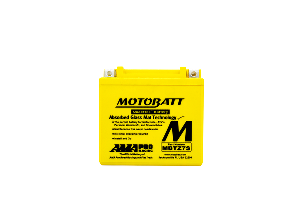 MotoBatt MBTZ7S 12V Batteri 2-Polet, 100CCA, 6.5Ah, 114x70x107, AGM