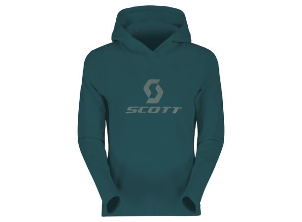 Scott Defined Mid Damehoodie - Grønn, M Stretchy hoodie av børstet fleece