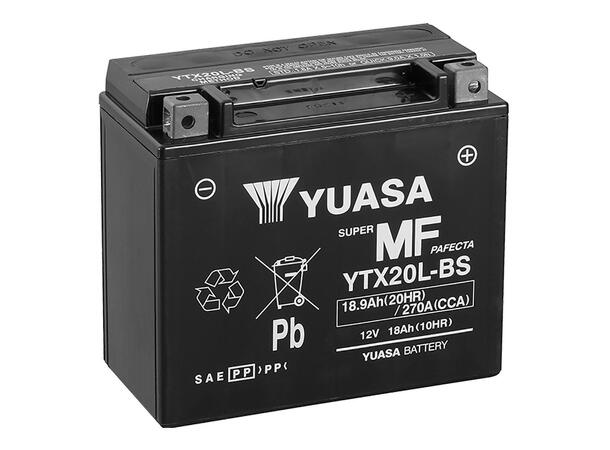 Yuasa - 12V YTX20L-BS - 12V ATV/MC/Snøscooter/Vannscooter Batteri