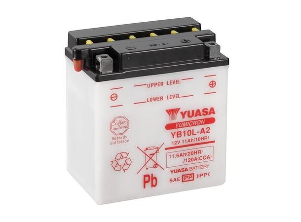 Yuasa YB10L-A2 - 12V ATV/MC/Snøscooter Batteri