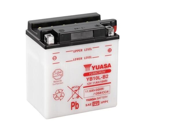 Yuasa YB10L-B2 - 12V ATV/MC/Snøscooter Batteri