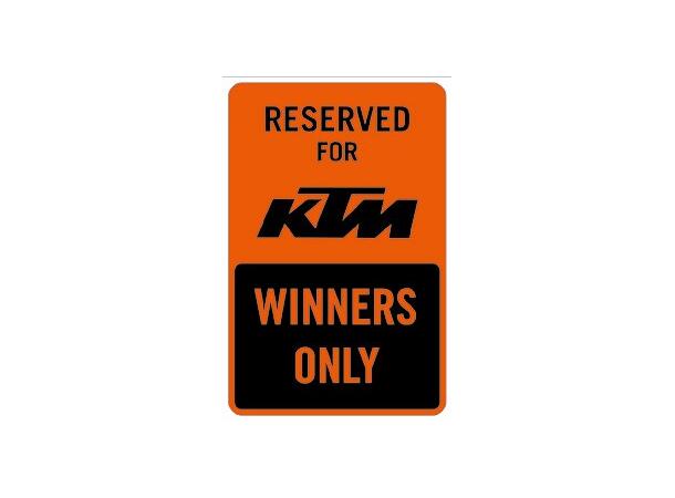KTM Parkeringsskilt KTM Originaldel